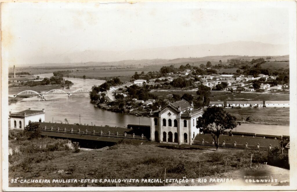 A estação da Estrada de Ferro Central do Brasil