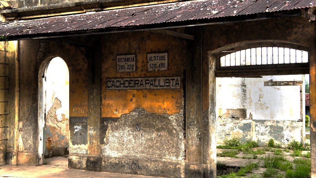 A estação da Estrada de Ferro Central do Brasil